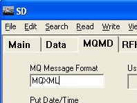 图 6. 设置MQXML消息格式
