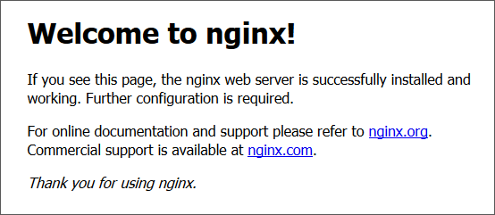 nginx简单页面预览